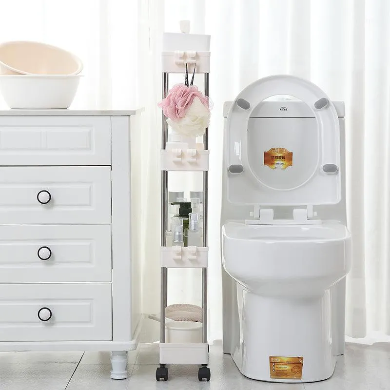 2/3/4 Layers Narrow Storage Box Multifunctional Foor Standing Large