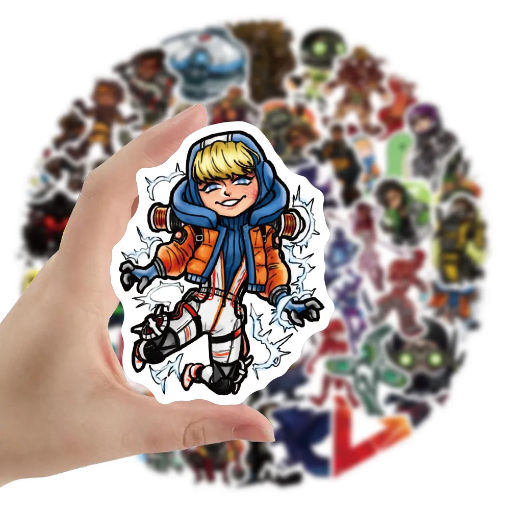 New Waterproof 10 30 50 100PCS Apex Legends Game Stickers DIY Laptop Luggage Skateboard Phone Guitar Car Sticker Decals Kids Toy s242h