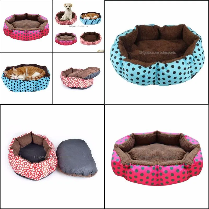 Super Cute Soft Cat Bed Winter House for Cat Warm Cotton Dog Pet Products Mini Puppy Pet Dog Bed Soft Comfortable Pet Sofa #H008