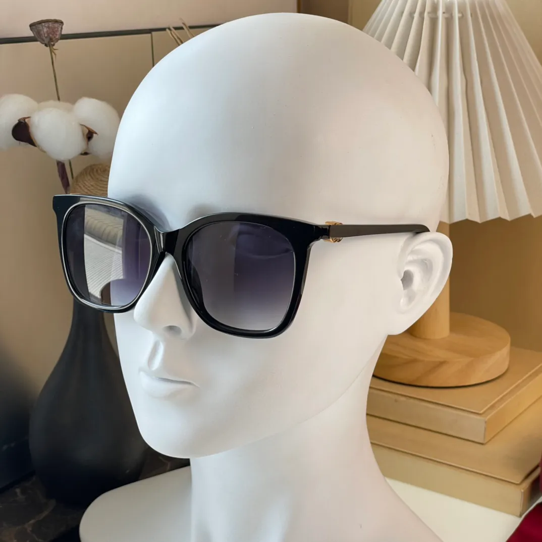 Óculos de sol quadrado 1071S preto cinza feminino óculos de proteção solar UV400