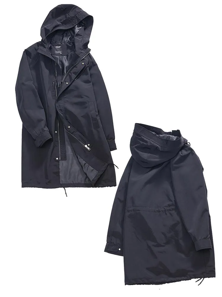 Big & Tall Mens Trench Coat: Extra Long Windbreaker, Spring