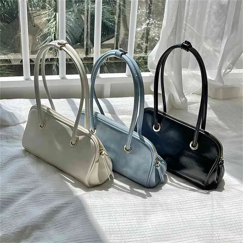 Korean edition new summer ladi bag fashion trend handbag elegant temperament shoulder bag simple texture armpit bag