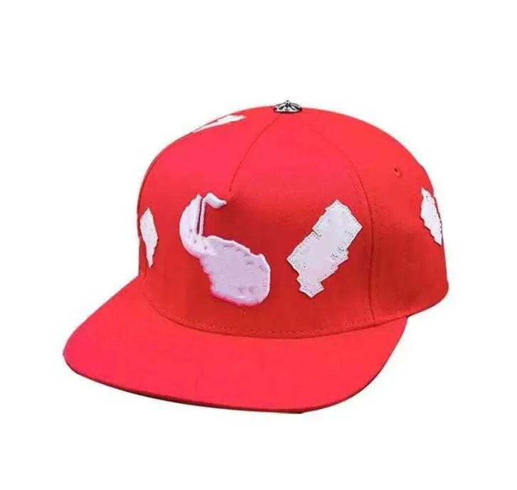 عبر زهرة Snapbacks مصمم قبعات قلوب البيسبول رجل Snapback أزرق أسود أحمر المرأة القبعات عالية الجودة ch قبعة 2022 كروم