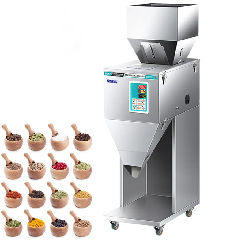 Automatische poedervulmachine Koffie poeder weegmachine Granule thee graan moer hardware verpakkingsmachine