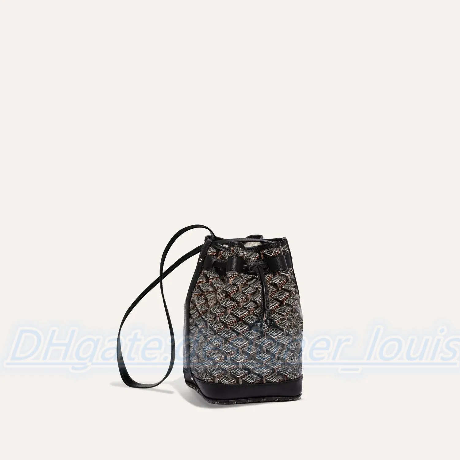 Klassieke luxe emmertas met trekkoord Designer damescadeau beroemde clutch handtas mode Leren crossbody tassen bakken handbag268c