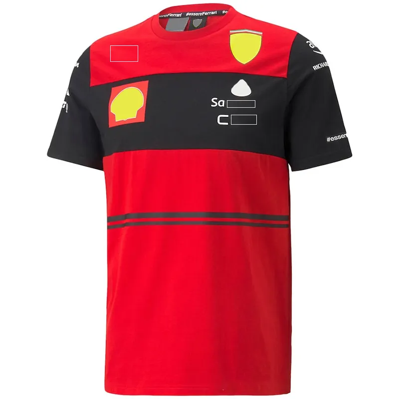  Formula 1 Camiseta con detalle para hombre Scuderia Ferrari,  color negro, XL : Deportes y Actividades al Aire Libre