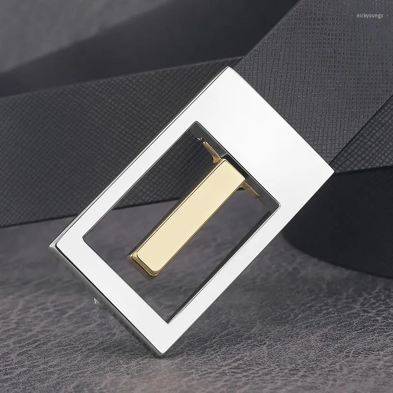Ремни высококачественная пряжка для слайдов черная повседневная дизайнер мужчина женщин пояс для моды на искреннюю кожа белая талия ремешки