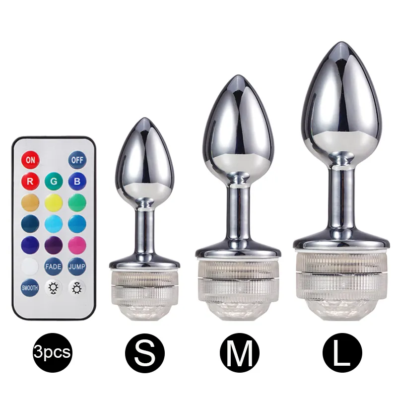 Lighted Butt Plug Metal Anal With Light Led Buttplug... From 15,09  |  DHgate