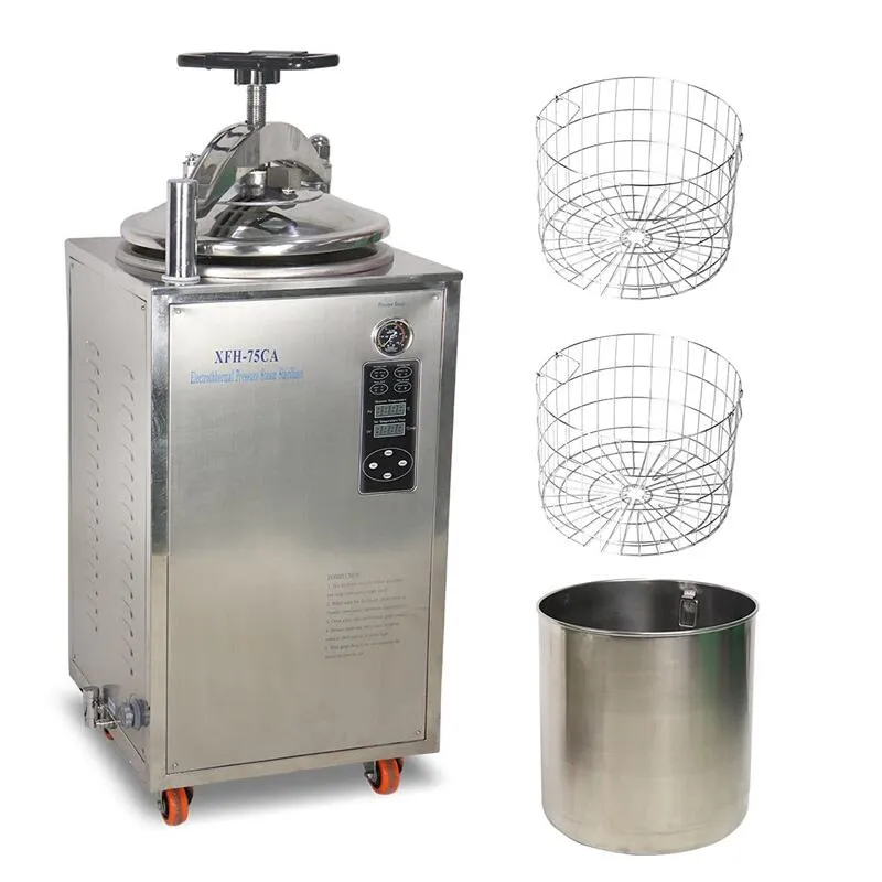 ZZKD Lab Supplies 30-150 L Vertical Autoclave Steam-Pressurized sterilizer XFH-150CA to sterilize products quickly and reliably