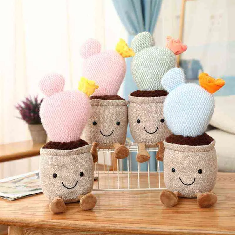 CactusBluebell Plants Simulation de câlins en peluche Coussin de câlins doux mariné 85DE J220729