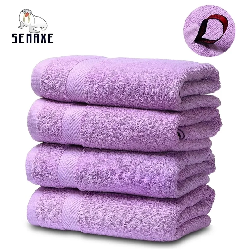 SEMAXE Premium Hand Towel Set for Bathroom Cotton High Water Absorption Soft & FadeResistant 4 Hand Towel SetThe new listing T200915