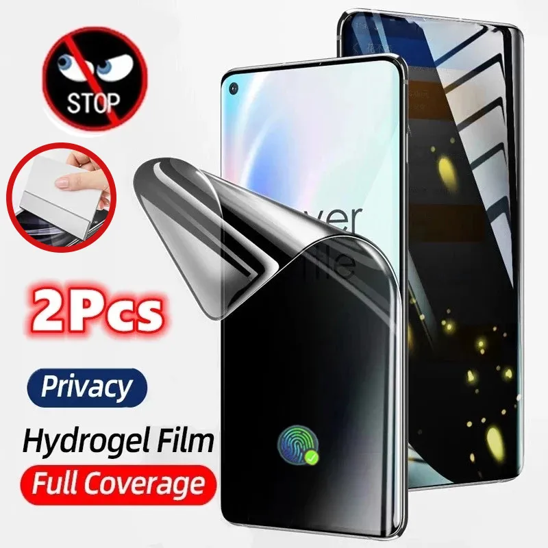 Anti Spy för Samsung Galaxy S22 S21 S20 Plus Ultra Privacy Screen Protector S 22 21 Not 20 Not20 5G Ej glasfilm