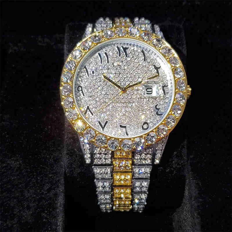 Missfox Gold and Sliver Watch Men 2022 Diamond INS Style Busins ​​Новые горячие горячие гендлман часов с водонепроницаемыми часами Quartz