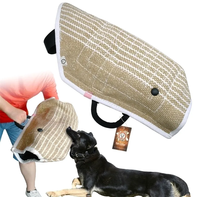 Tysk Shepherd Dog Bite Sleeve Tugs Protection Arm For Training Work Dogs Pit Bull Medium Large Y200330