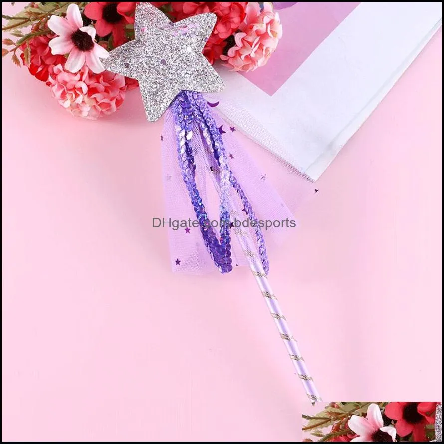 NEWStar Sequins Fairy Wand Magic Stick Girl Party Princess Favors Birthday Gift Carnival Wedding Decoration Baby Shower Easter Gift