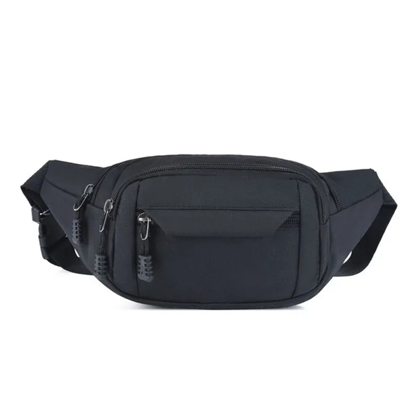 Men Waist Bag Pack Men's Wallet Purse Casual Large Phone Belt Bag Pouch Women Canvas Travel Motorcycle Fanny Banana Hip