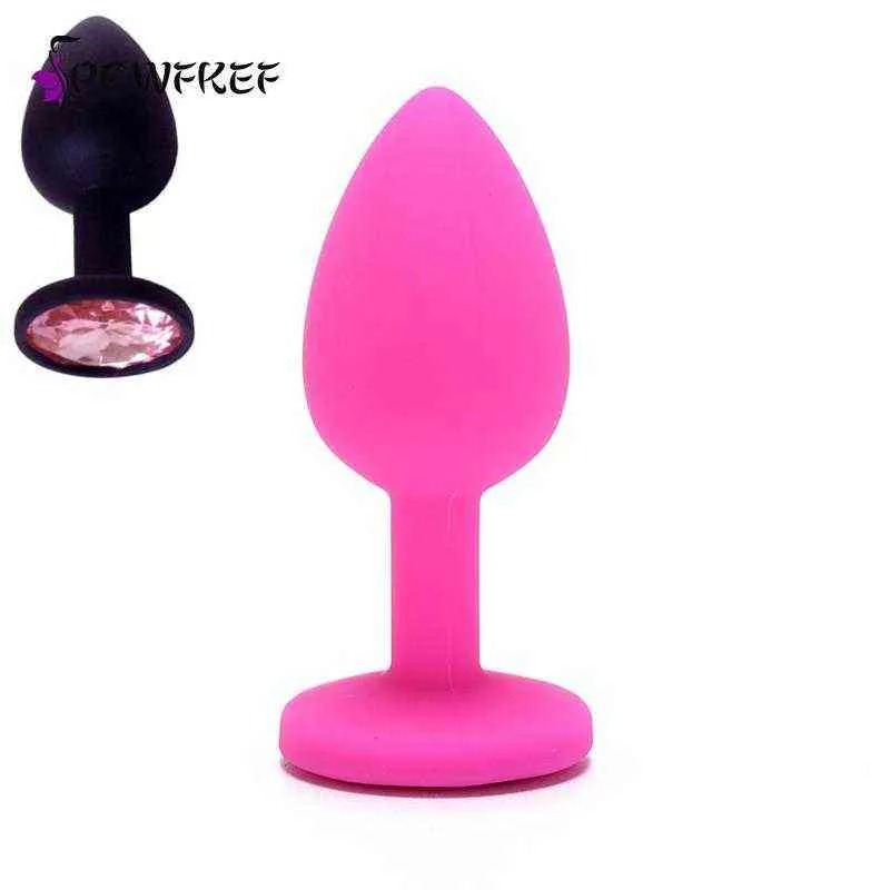 Principiante indossabile anale plug proiettile vibratore butt plug per donne uomini morbido silicone dildo sex shop giocattoli per coppie adulti anale Y220427