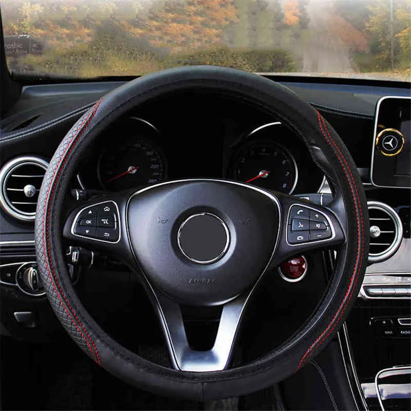 2020 Leather Microfiber Steering Wheel Cover For Fiat 500 Abath Bravo Panda  Punto Freemont Stilo 500X 500L 500E Egea Premium Car Accessory J220808 From  Fadacai09, $20.11