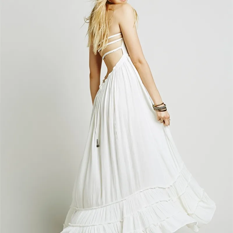 rayon beach dresses Kailani Dress - Seashell Rayon