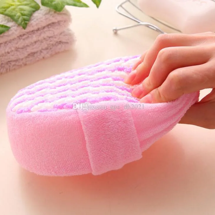 Sale Bath Sponge Massage Multi Shower Exfoliating Body Cleaning Scrubber Random Bathing Loofah Sponge 14x11x5cm DHL