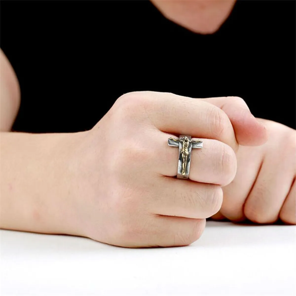 Men's opening design style Long Lin ring women's fashion jewelry men's  fashion original advanced sense index finger ring - AliExpress