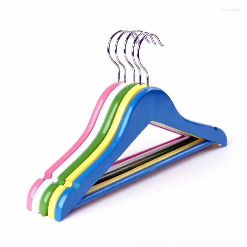 Hangers & Racks 10pcs/lot/29.5cm/ Children's Real Wood Clothes Rack Baby Household