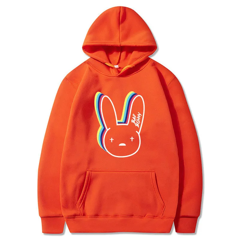 Bad bunny logo hoodie outlet