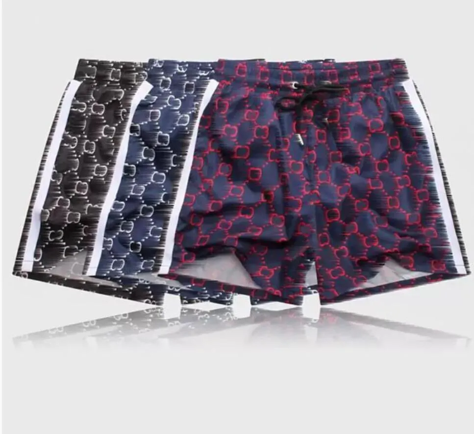 Summer Designer Black Beach Shorts Quick Drying Casual Sports