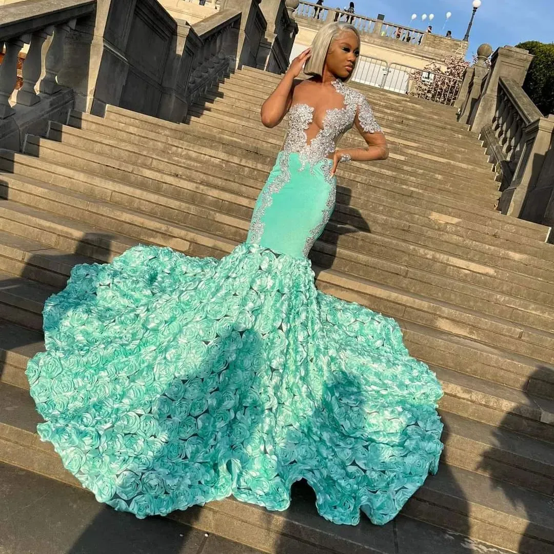 2020 Ombre Ball Gown Green Sparkly Prom Dress With Spaghetti Straps, Open  Back, And Draped Skirt Silver Mint Formal Party Event Gop For Mother And  Daughter From Uniquebridalboutique, $162.06 | DHgate.Com