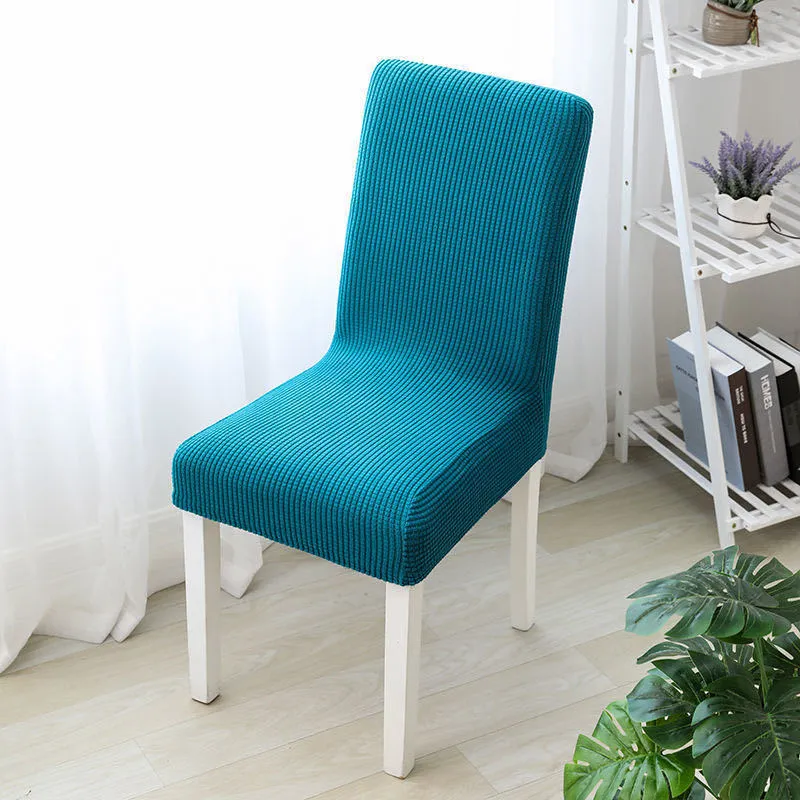 Housse Assise Chaise Velours Extensible - Lot De 2, Antidérapante, Lavable, Pour Salle à Manger - 5