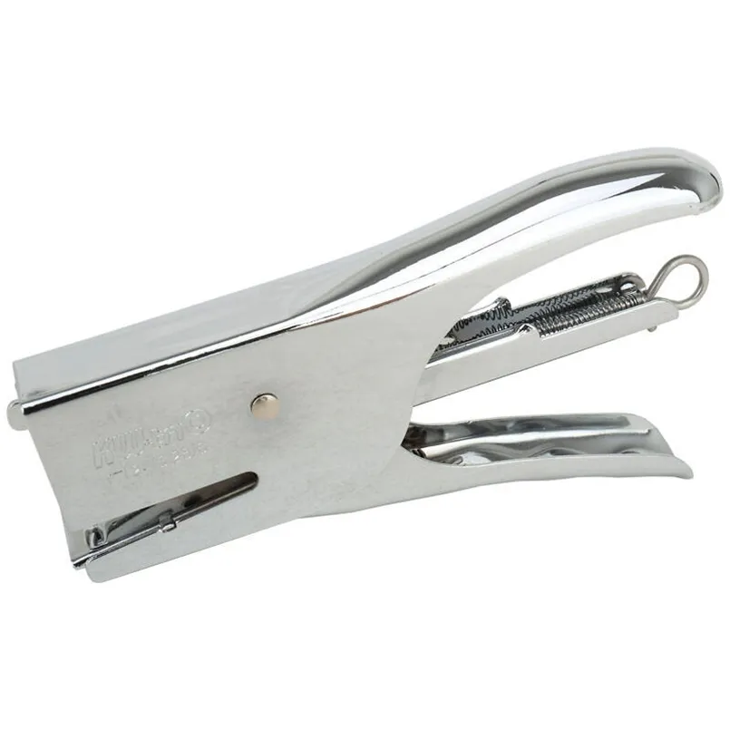 Металлический Stapler без усилий серебряной плоскогубцы используют 24/6 26/6 школьные бумажные принадлежности для переплета 220510