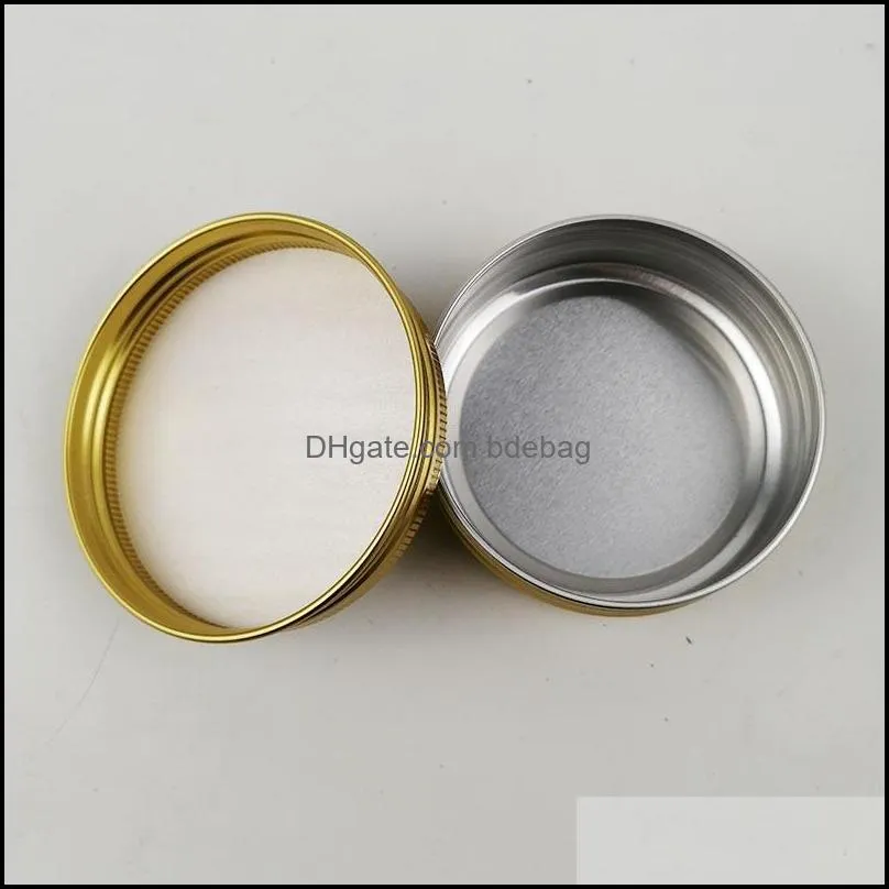 2 oz 60ml 60g Multi-Colored Round Aluminum Cans Screw Lid Metal Tins Jars Empty Slip Slide Containers