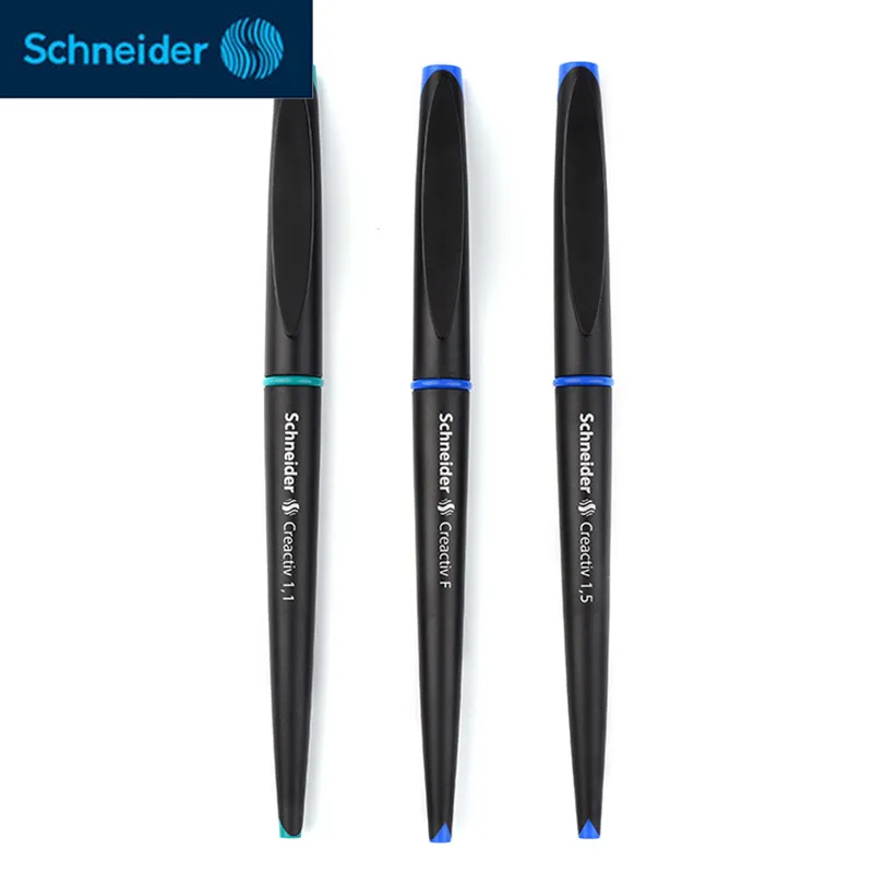 Schneider Creactiv Fountain Pen School Stationery Office Supplies för konstnärsskrivning S HESSIN ROD F1.11.5 NIB Y200709