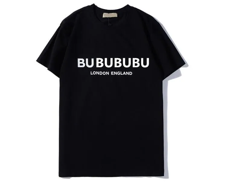 Burbrery Mens T Shirt Designer For Men Womens Shirts Fashion tshirt With Letters Casual Summer Short Sleeve Man Tee Woman Clothing Asian Size S-XXL 2EJ3