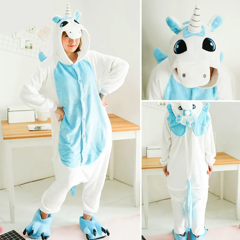 Stitch Adultos Animal Onesies Invierno Mujeres Pijama Mono de hombres  Pareja Disfraz Cosplay Franela Dibujos animados Ropa de dormir Pijama Ropa  de hogar