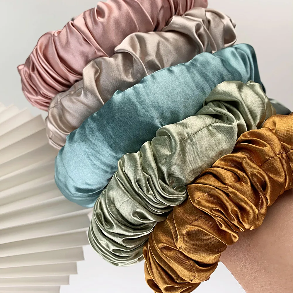 Scrunchie Haar Curling Haarbänder Tragbare Schlaf Lockenstab Stirnband Elastische Kopf Wraps Kopfbedeckung Haar Zubehör Boutique Turban Stirnbänder B8175