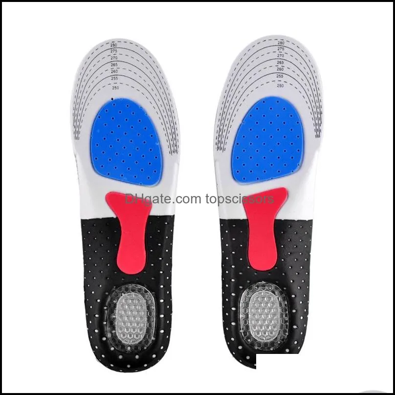 Unisex Ortic Arch Support Shoe Pad Sport Running Gel Insoles Insert Cushion For Men Women 35-40 Size 40-46 To Choose 0613027 Drop Delivery 2