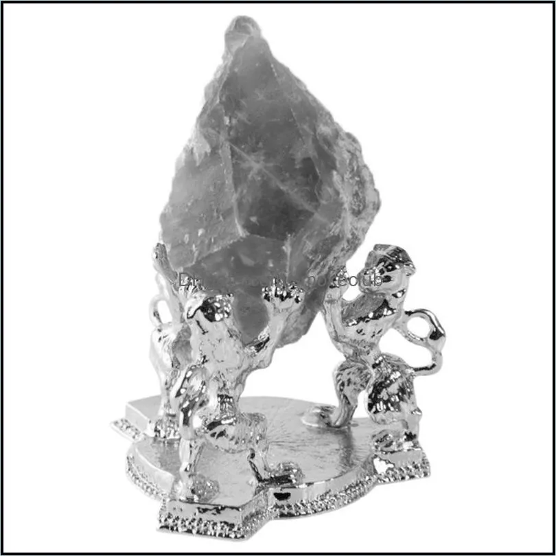 Other Home Decor Metal Display Stand Crystal Ball Rack Rock Holder Gemstone Egg Support Base Table Decoration Apposite