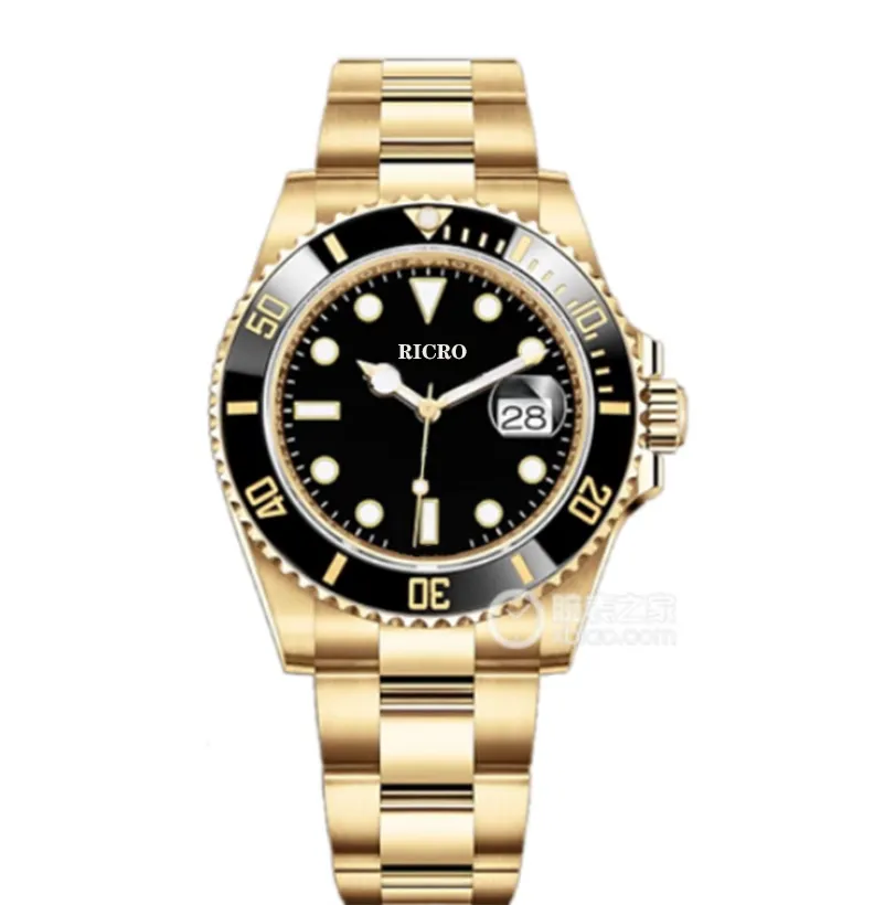 EW Factory Men's Watch 18k Gold Ceramic Ring 41mm 3235 Автоматическое механическое движение 904 тонкая стальная супер -светящаяся сапфир