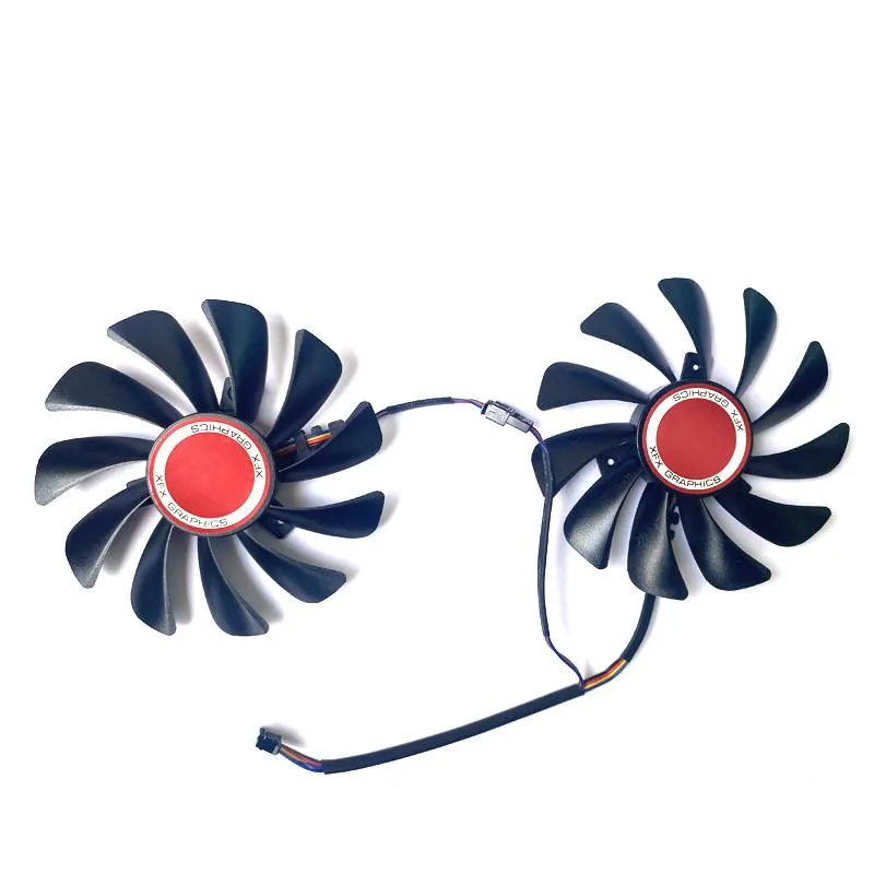 Fans Koelingen 95 mm FDC10U12S9-C CF1010U12S 4PIN RX590 KOEL FAN VOOR XFX RX580 GPU His RX 590 580 570 Graphics Video Card FansFans