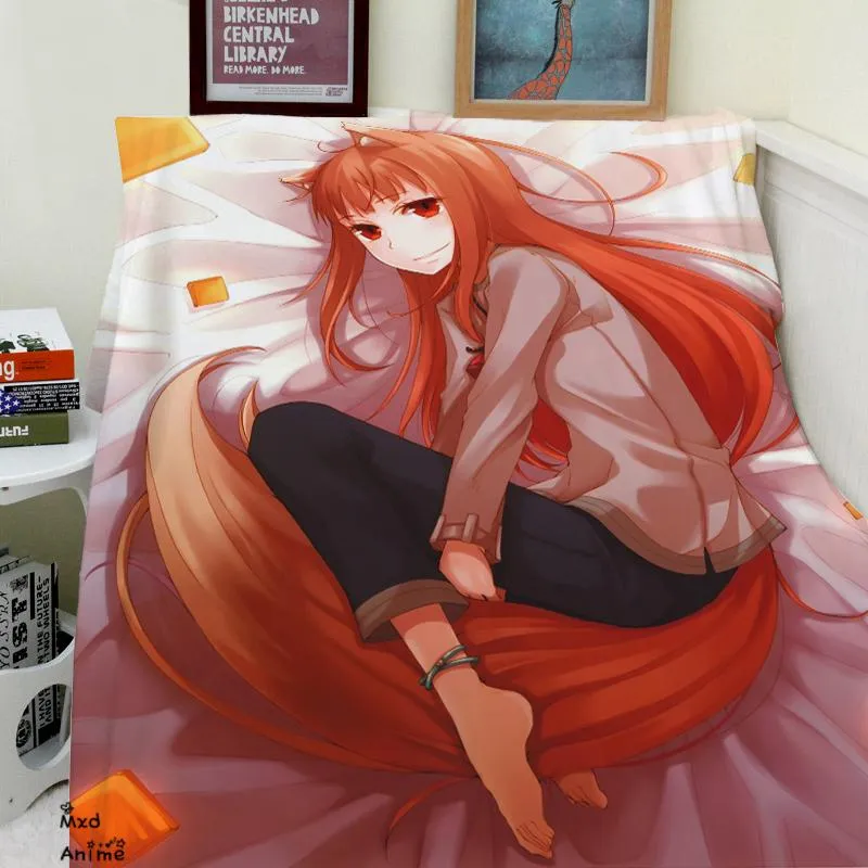 Homechoice Blankets Japanese Anime Spice And Wolf Super Soft