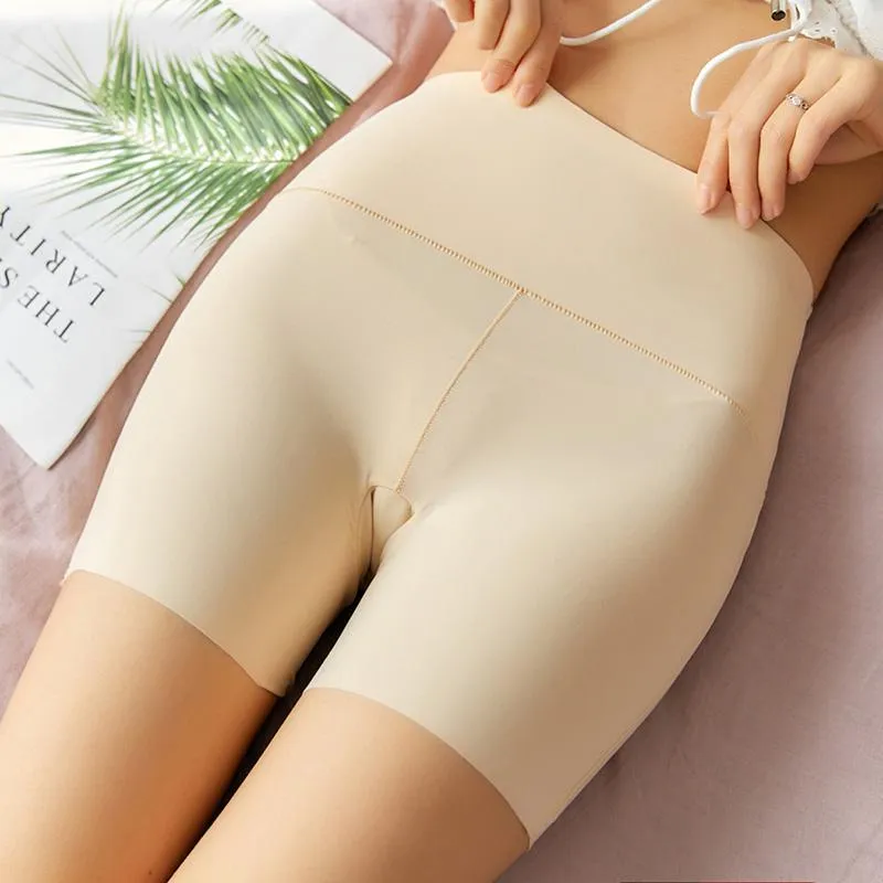 Seamless Nylon High Waist Safety Running Shorts Women For Women Anti  Emptied Boyshorts With Slimming Underwear For Girls From Xianggua, $10.93