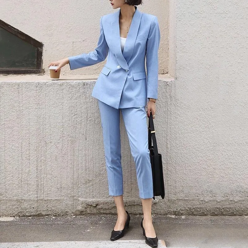 Sky Blue Velvet Mother Of The Reception Pantsuit For Bride Formal Business  Two Piece Tuxedo With Blazer, Pants, And Coat From Foreverbridal, $92.07 |  DHgate.Com