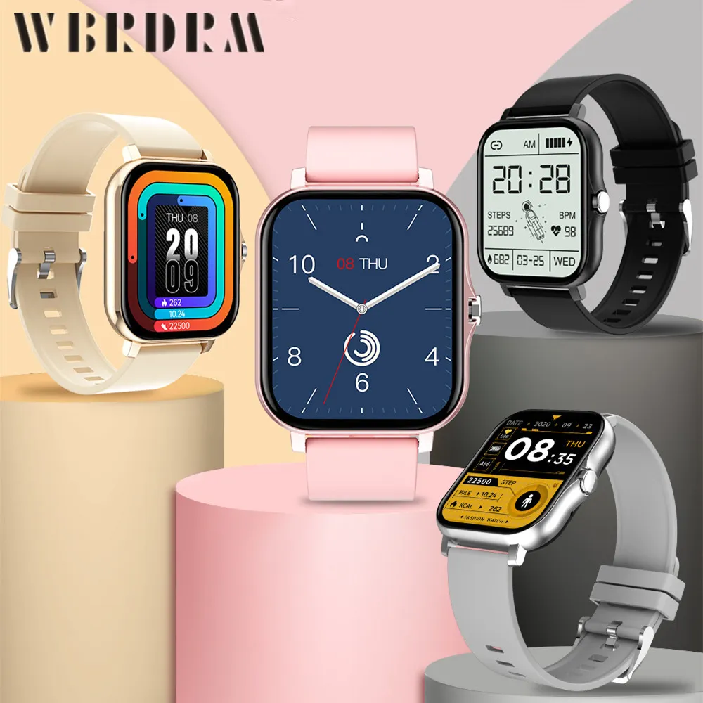 Q13 montre intelligente 1.69 ''plein écran tactile hommes femme sport Fitness Smartwatch fréquence cardiaque Bluetooth podomètre