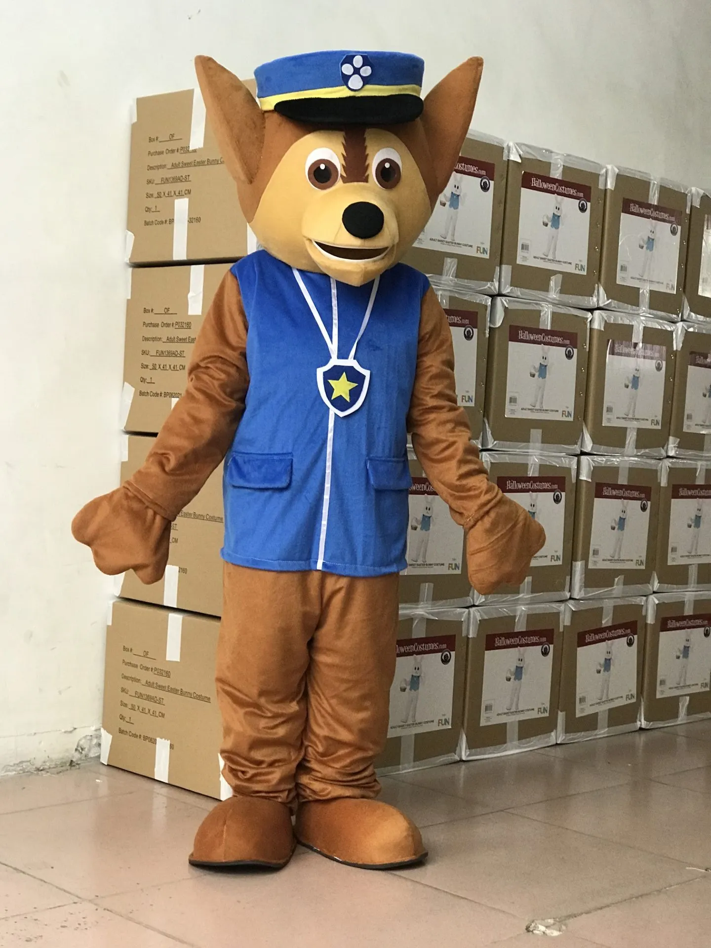 Mascot Doll Costumehigh Quality Red Dog Mascot Party Cartoon Cartoon Anime Vancy Dress Perform