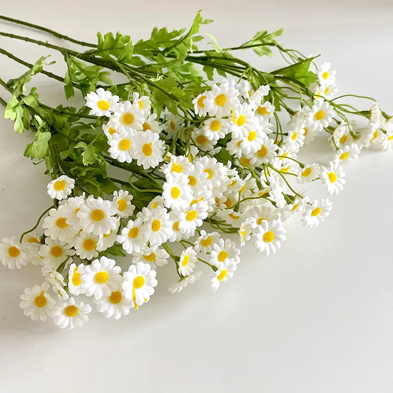 30heads Artificial Daisy Flower Branch Wedding Flore Home Party Decoratie Stage decor Decor rekwisieten nep zijden simulatie bloem