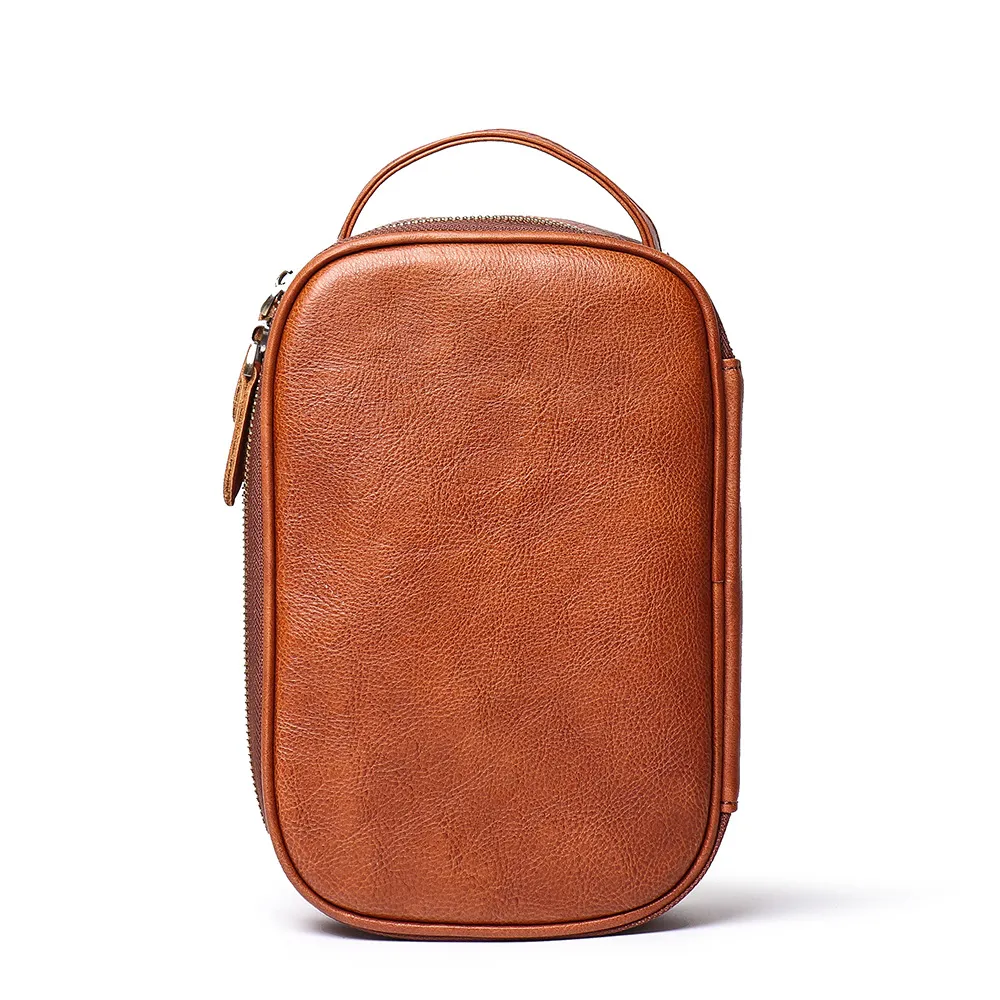 New Ladies Leather Dinner Cosmetic Bag Handbag Multifunctional Toiletries Storage Bag