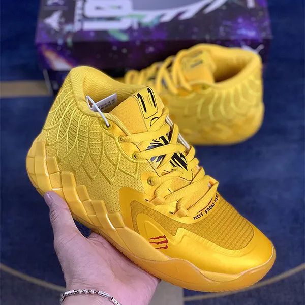 lamelo ball yellow shoes