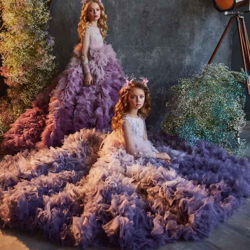 Elegant Long Sleeve Flower Girl Dresses: Perfect for Weddings, Parties &  Pageants
