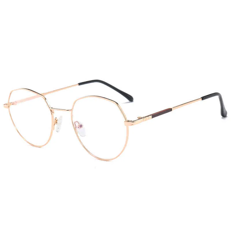 Mode ronde lentille claire lunettes femmes classique lecture lunettes hommes optique ordinateur lunettes Oculos 1065DF